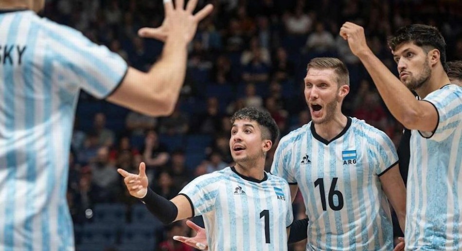 Voleibol: Argentina venció a Francia en el arranque de la Nations League