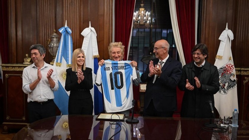 Rod Stewart fue declarado Huésped de Honor de la Ciudad de Buenos Aires
