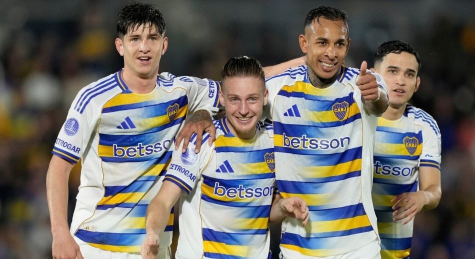 Boca goleó 4-0 a Recoleta (6-1) y avanzó a los cuartos de la Copa Sudamericana 